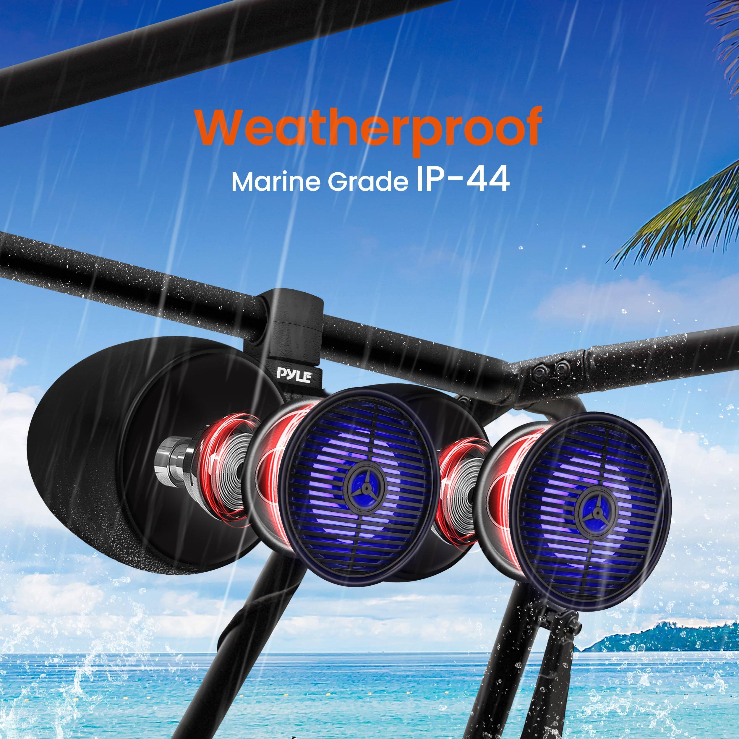 Weatherproof Marine Grade IP-44 PYLE
