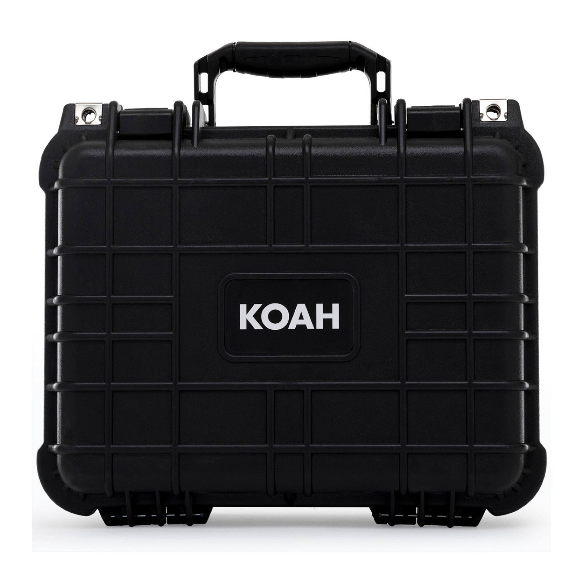 Back. Koah - Koah Weatherproof Hard Case with Customizable Foam (13 x 11 x 6 Inch).