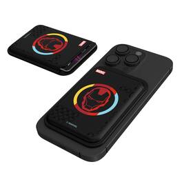 Keyscaper - Marvel Sigil Black Magnetic Credit Card Wallet - Iron Man