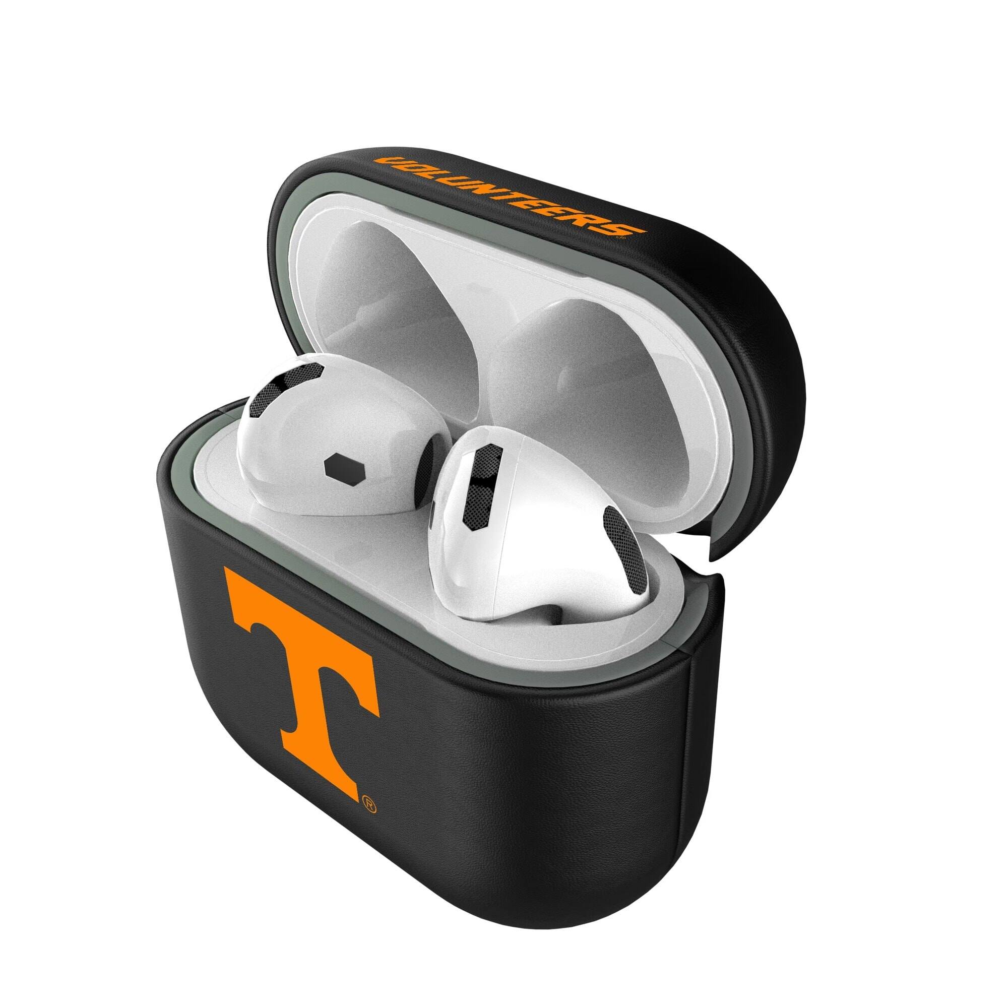 Alt View 2. Keyscaper - Tennessee Volunteers Tennessee Volunteers Insignia AirPods 4th Generation Case Cover - No Size - Black.