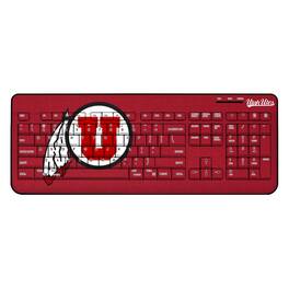 Keyscaper - Utah Utes Solid Design Wireless Keyboard - Multicolor