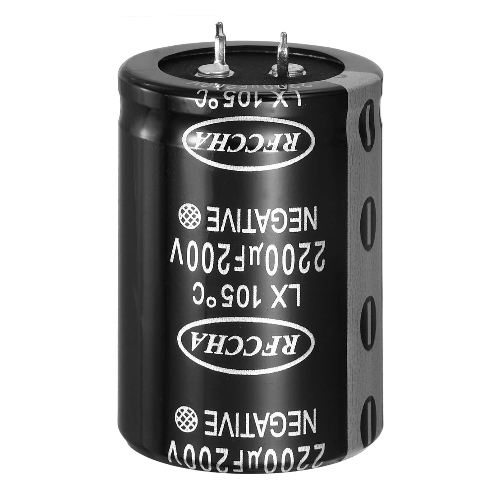 Unique Bargains - 200V 220uF Snap-in Electrolytic Capacitor, 2 Pin, 51x35mm, for Audio/Filter/Appliances - Black price history on PriceWatchPro