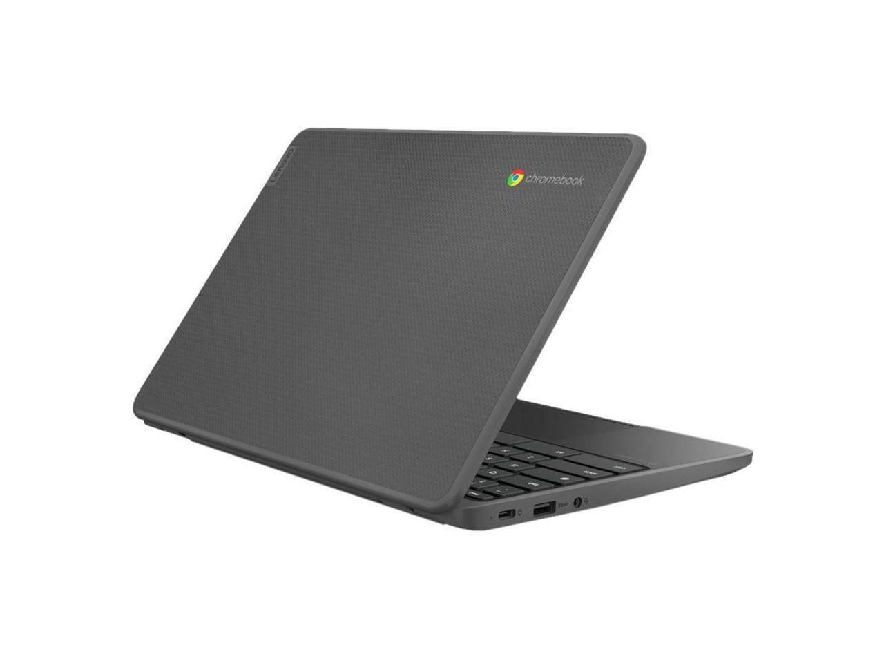 Alt View 2. Lenovo - Lenovo 100e Chromebook Gen 4 11.6" MediaTek Kompanio 528 Mali G52 4GB Memory 32 GB SSD Chrome OS 82W0001EUS - Graphite Gray.