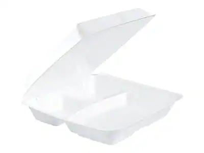 Front. Dart - Dart Carry-Out Containers, 200/Carton (95HT3R) - White.