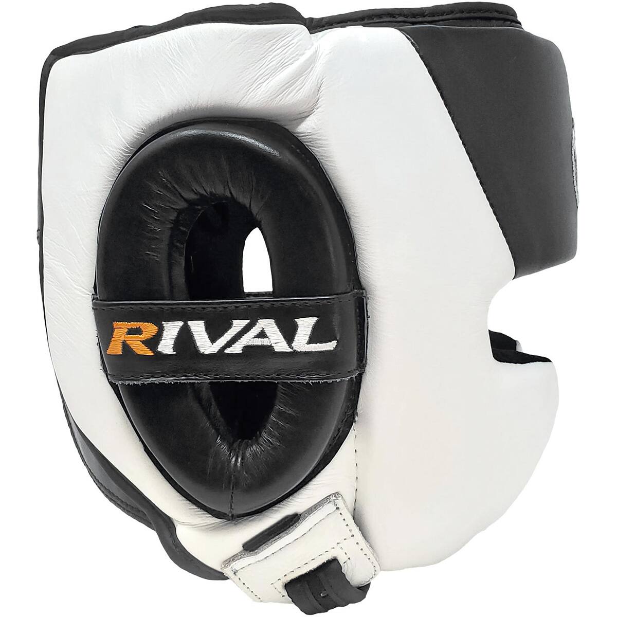 Alt View 3. RIVAL - Rival Boxing RHG30 Mexican Training Headgear - XL - Black/White - Black/White.