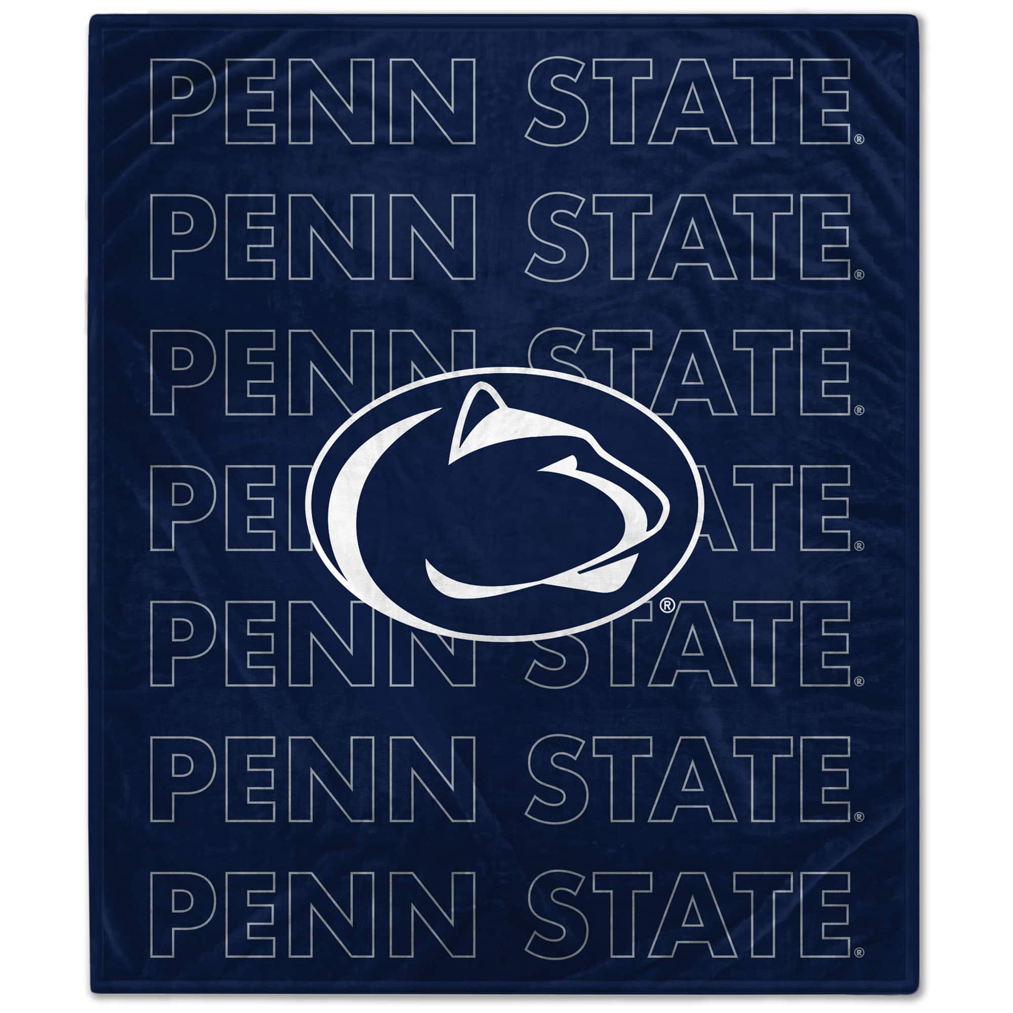 Pegasus - Penn State Nittany Lions 60" x 70" Echo Wordmark Lightweight Blanket - Multicolor