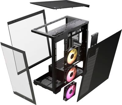 CORSAIR 3500X ARGB ATX Mid Tower PC Case Black CC-9011278-WW CORSAIR 3500X ARGB ATX Mid Tower PC Case Black CC-9011278-WW