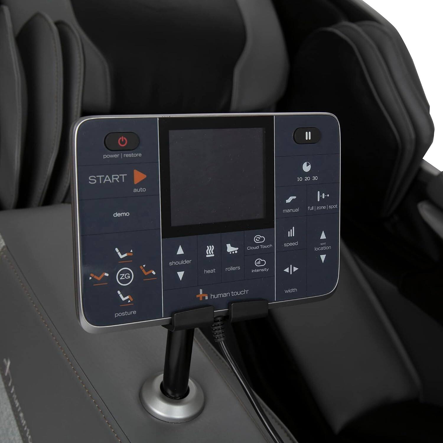power restore  
START auto  
10 20 30  
demo  
full zone spot manual  
ZG posture  
Cloud Touch shoulder heat rollers intensity human touch  
speed width  
spot location