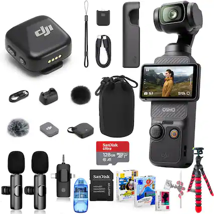 DJI OSMO c SanDisk Ultra 128 GB microSDHC ADAPTER microSDxc - PHOTO EOIT 2024 VIDEO EDITOR EFFECTS