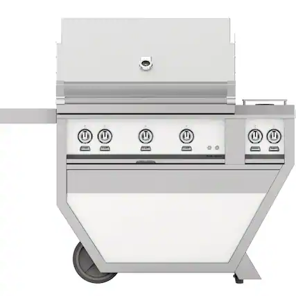 Alt View 11. Hestan - Rotisserie Natural Gas Grill - White.