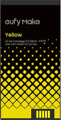 eufy - eufyMake UV Ink Cartridge for E1 Printer — 100 mL - V7270010 - Yellow
