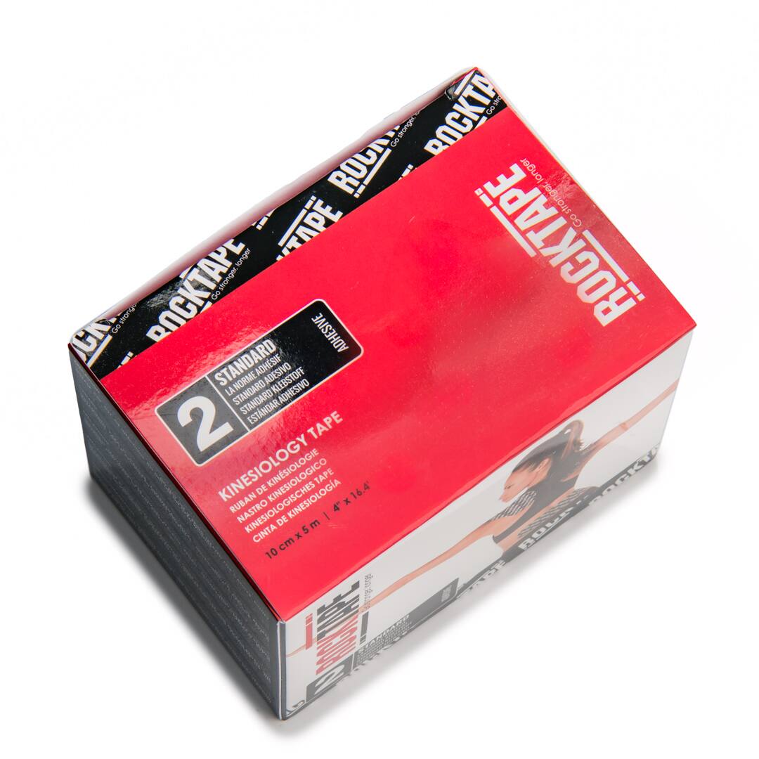 ROCKTAPE  
STANDARD  
KINESIOLOGY TAPE  
2" x 10 yd (5 cm x 10 m)  
4" x 16.4 ft (10 cm x 5 m)  
ADHESIVE  
STANDARD  
ADHESIVO  
STANDARD  
HORME  
KLEBSTOFF  
ADHESIVO  
2 ESTANDAR  
TAPE  
KINESIOLOGICO  
RUBAN DE KINESIOLOGICO  
CINTA DE KINESIOLOGIA  
ROCKTAPE