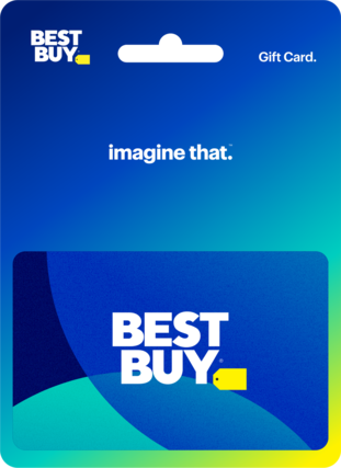 BEST BUY Gift Card.
imagine that.