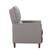 Alt View 14. CorLiving - Alder Manual Fabric Recliner - Light Grey.