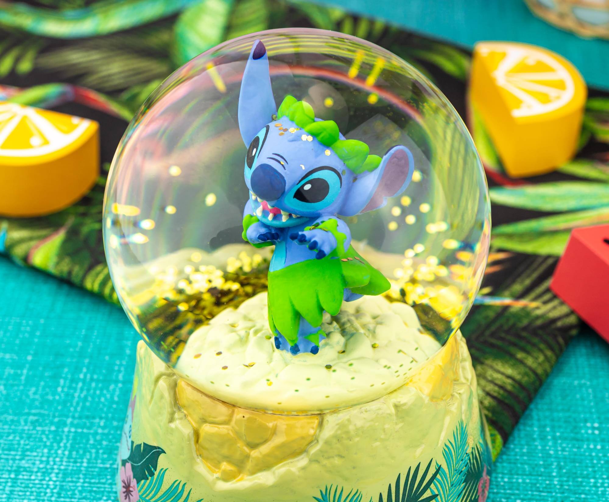 Silver Buffalo Disney Lilo & Stitch Hula Dancing Snow Globe | 6