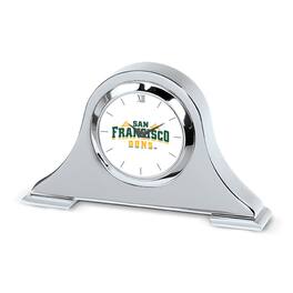 Jardine - San Francisco Dons Primary Team Logo Napoleon Desk Clock - Silver