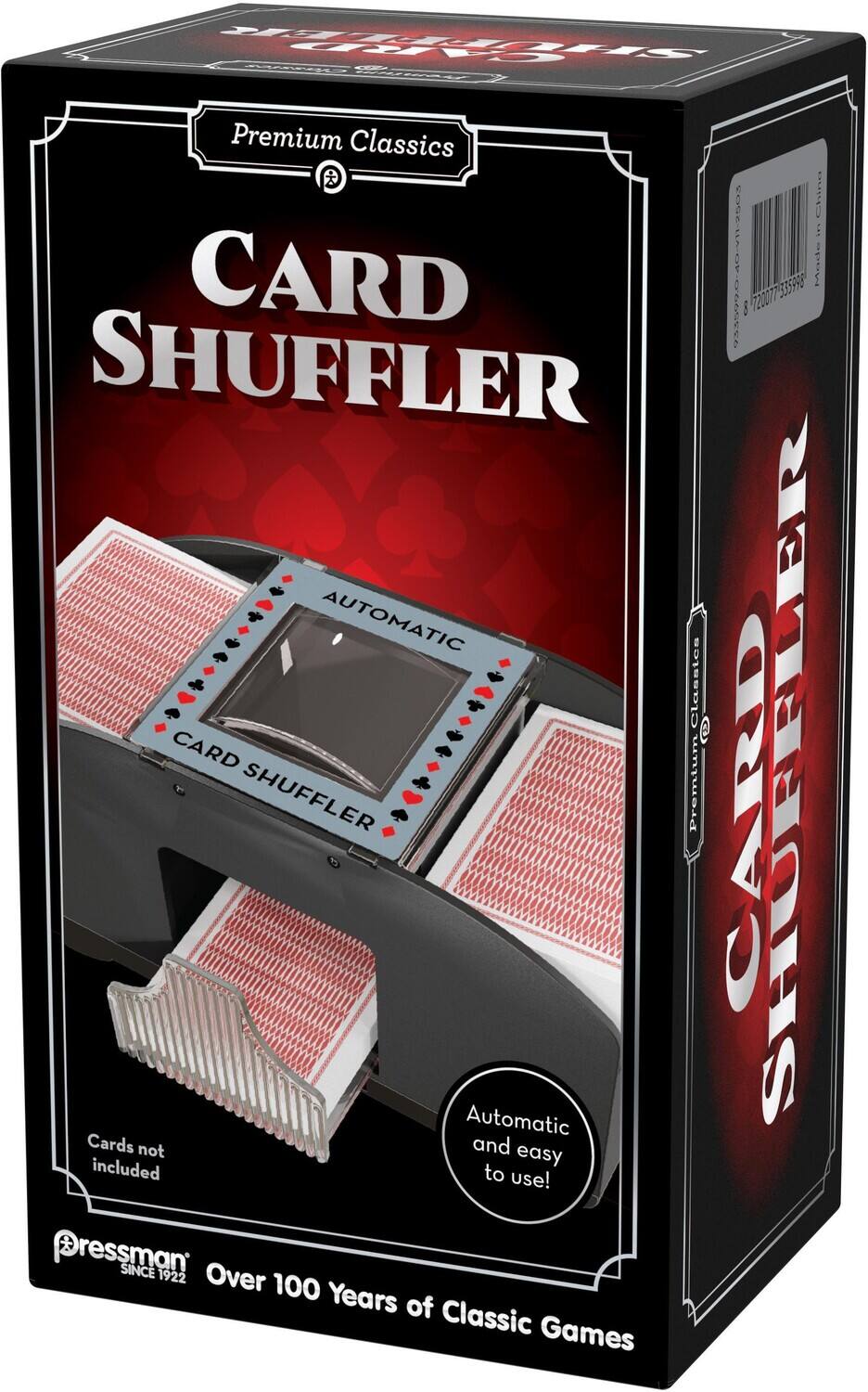 Premium Classics China CARD 8 720077 335998 SHUFFLER ER AUTOMATIC Classics CARD SHUFFLER Premium CARD Cards Automatic and SHUFFLER not easy included to use! Dressman SINCE 1922 Over 100 Years of Classic Games