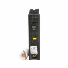 Schneider Electric - Square D HomeLine 20 amps Surge Single Pole Circuit Breaker