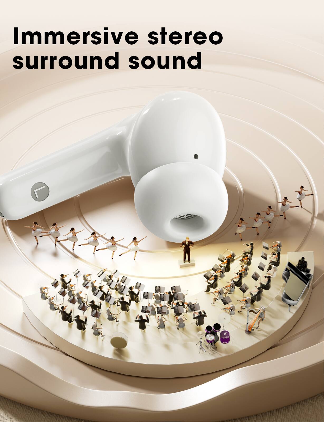 Immersive stereo surround sound