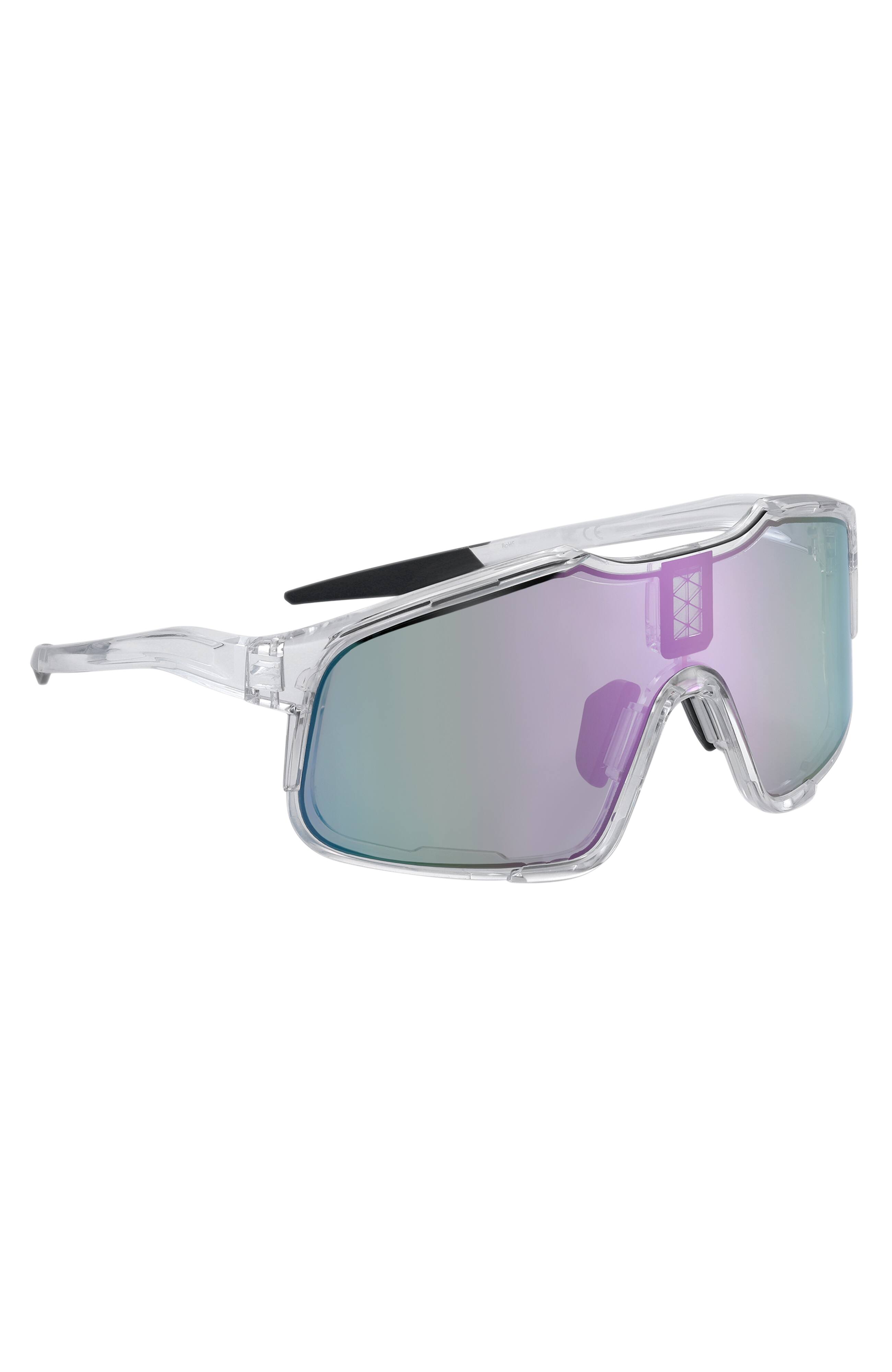 Left. Chamelo - Falcon Automatic - Obsidian frame | Alpha Blue lenses.