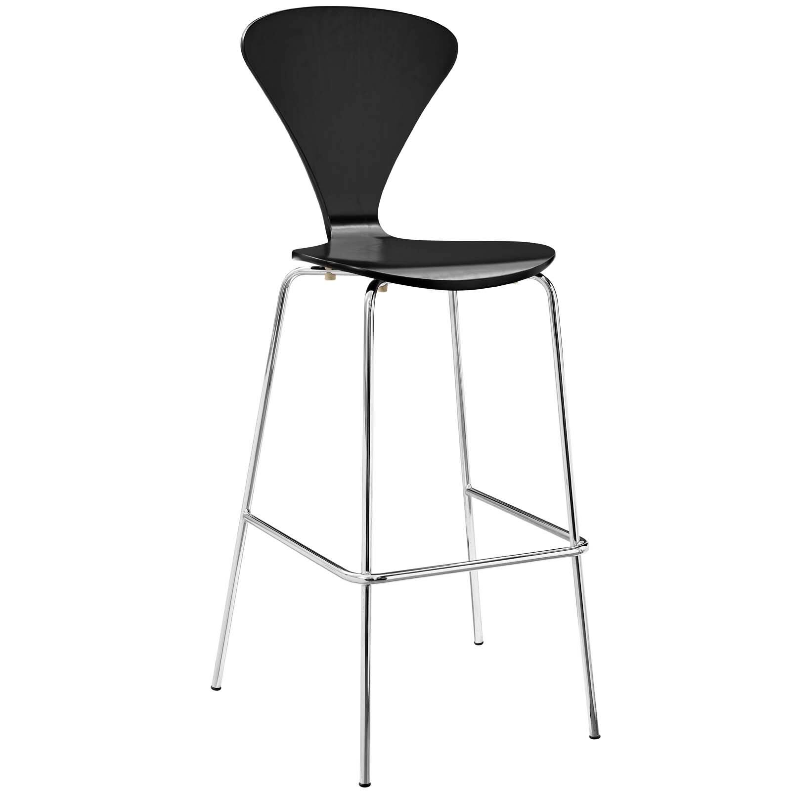 Angle. Modway - Passage Dining Bar Stool by Modway - Black.