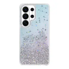 Front. Insignia™ - Hard-Shell Case for Samsung Galaxy S26 Ultra - Glitter.