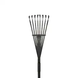 Yard Butler - World’s Greatest Rake 8” Shrub Rake - Wooden Handle, Steel Tines, Easy to Maneuver ILT-8KD