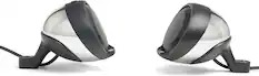 Front. JBL - JBL CRUISECHROME BLUEtooth Handlebar speaker kit -CHROME (REQUIRES SPECIFIC BOLT KITS - NOT INCLUDED) - Black.