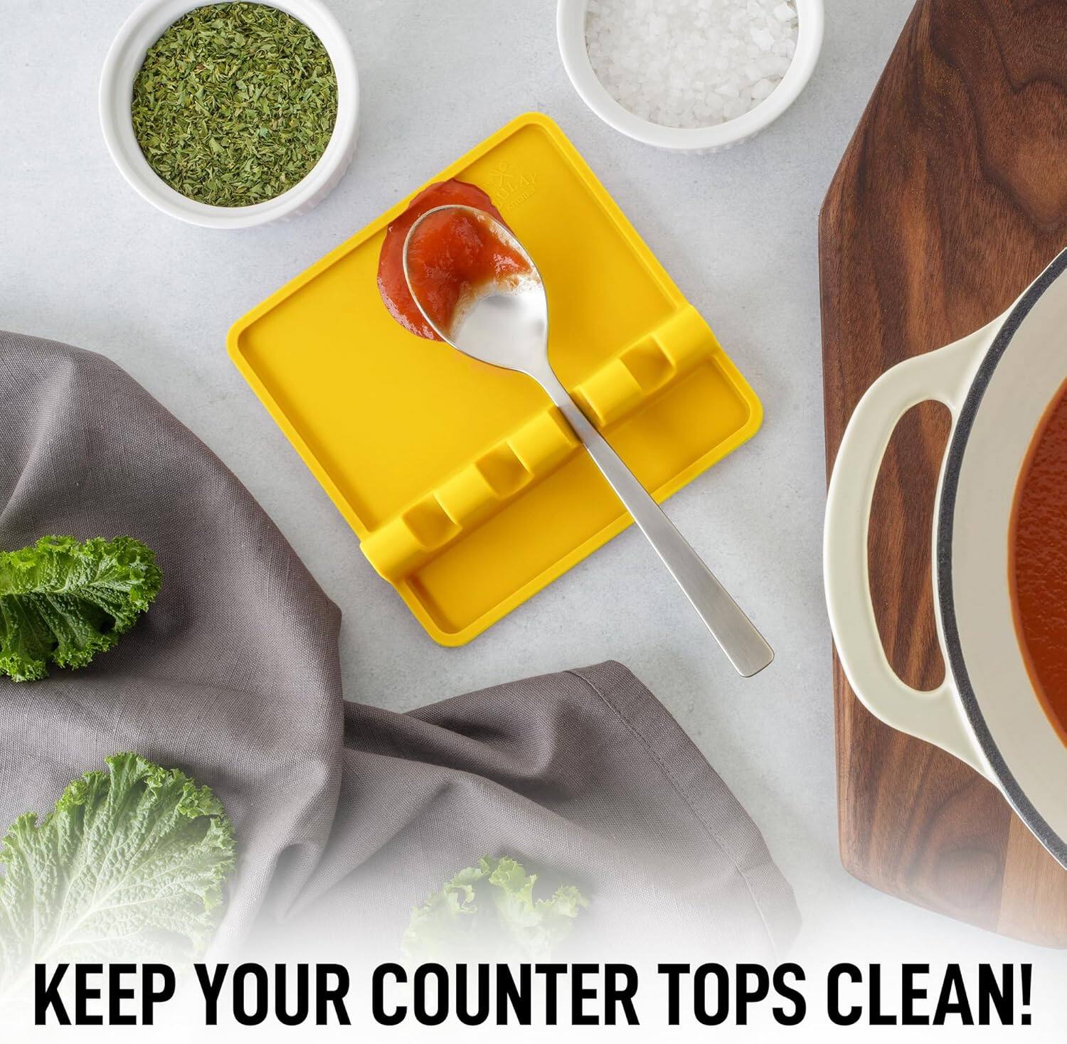 KEEP YOUR COUNTER TOPS CLEAN!