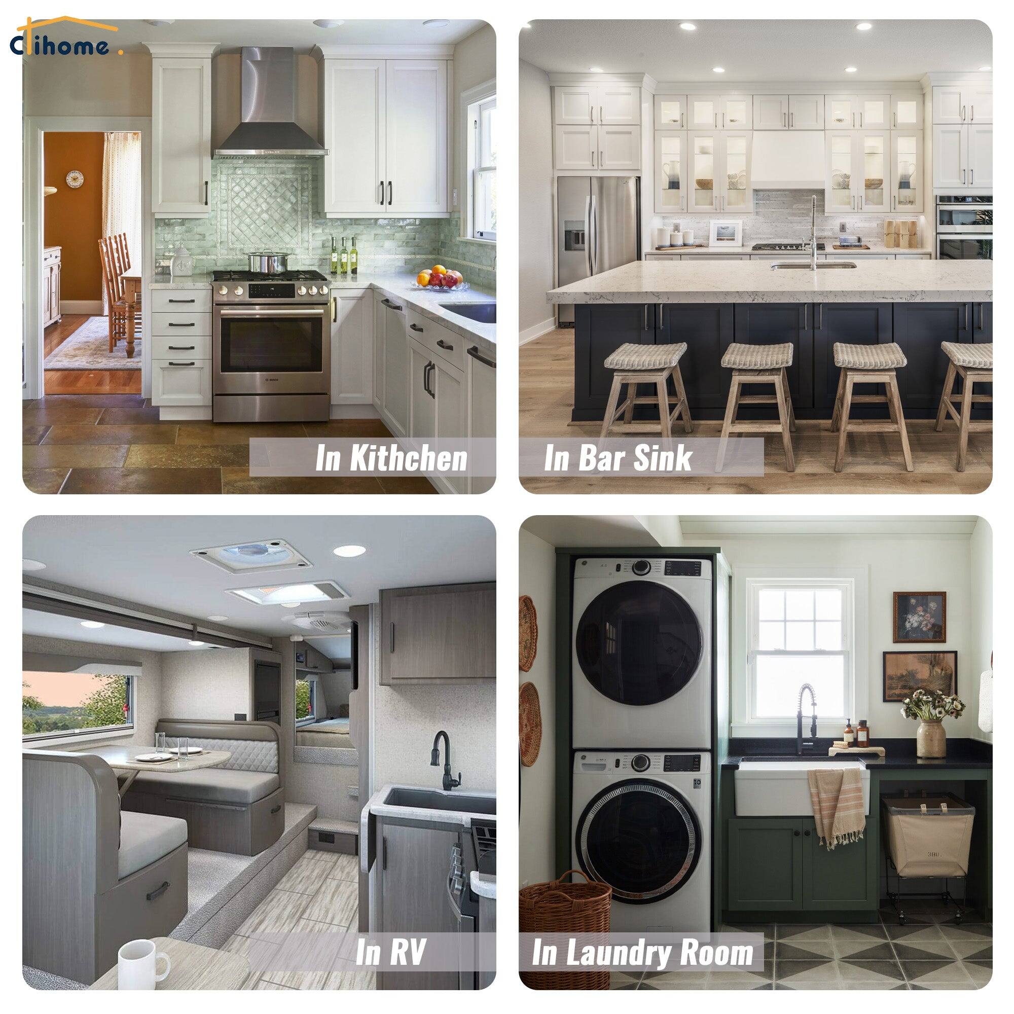 Clihome In Kitchen In Bar Sink In RV In Laundry Room