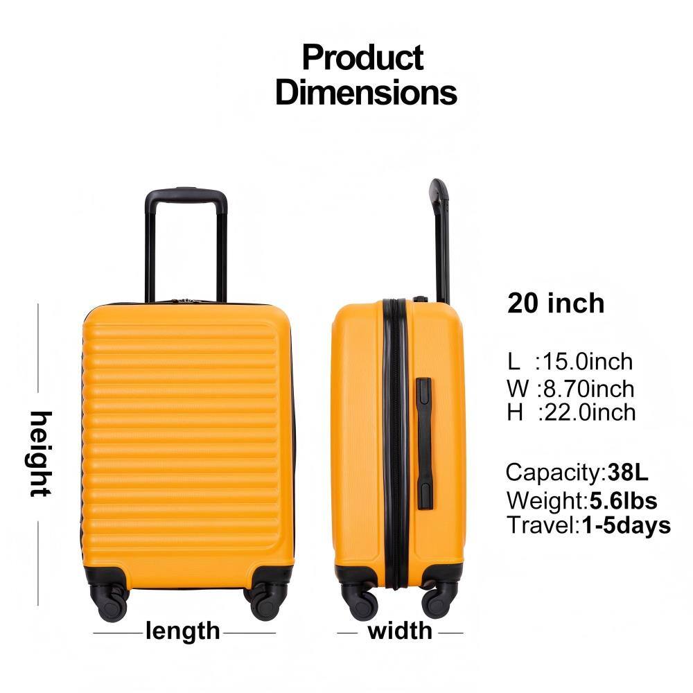 Product Dimensions

20 inch

L : 15.0 inch  
W : 8.70 inch  
H : 22.0 inch  

Capacity: 38L  
Weight: 5.6 lbs  
Travel: 1-5 days