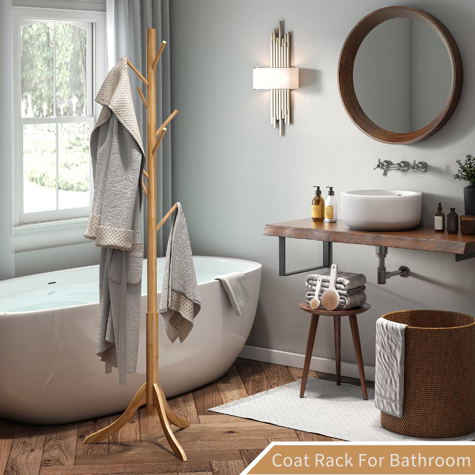 Coat Rack For Bathroom