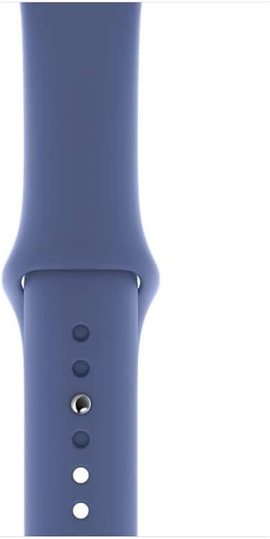 Apple - Watch Sport Band (44mm) - Linen Regular - Blue