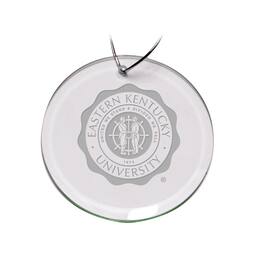 Jardine - Eastern Kentucky Colonels Team Logo 3'' Round Glass Ornament - Multicolor