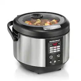 Hamilton Beach - Stay or Go® 4.5 Quart Multi Cooker - Silver