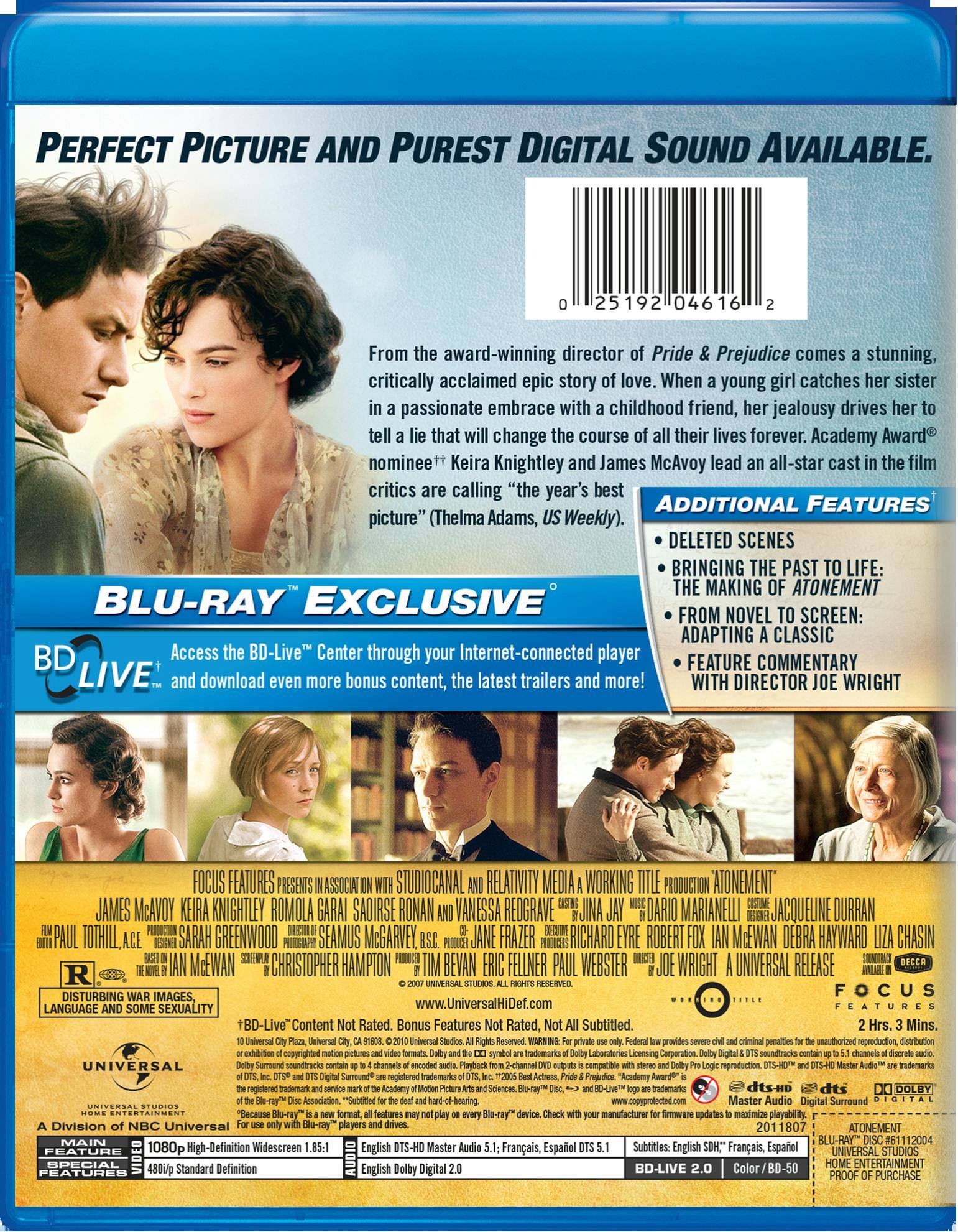 Angle. Atonement [Blu-ray].