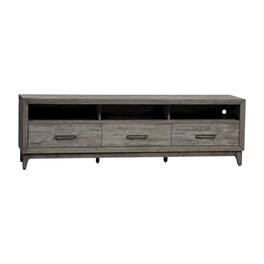 Starlight Canyon Home - Driftwood TV console, contemporary style, wood construction, 76" W - Gray