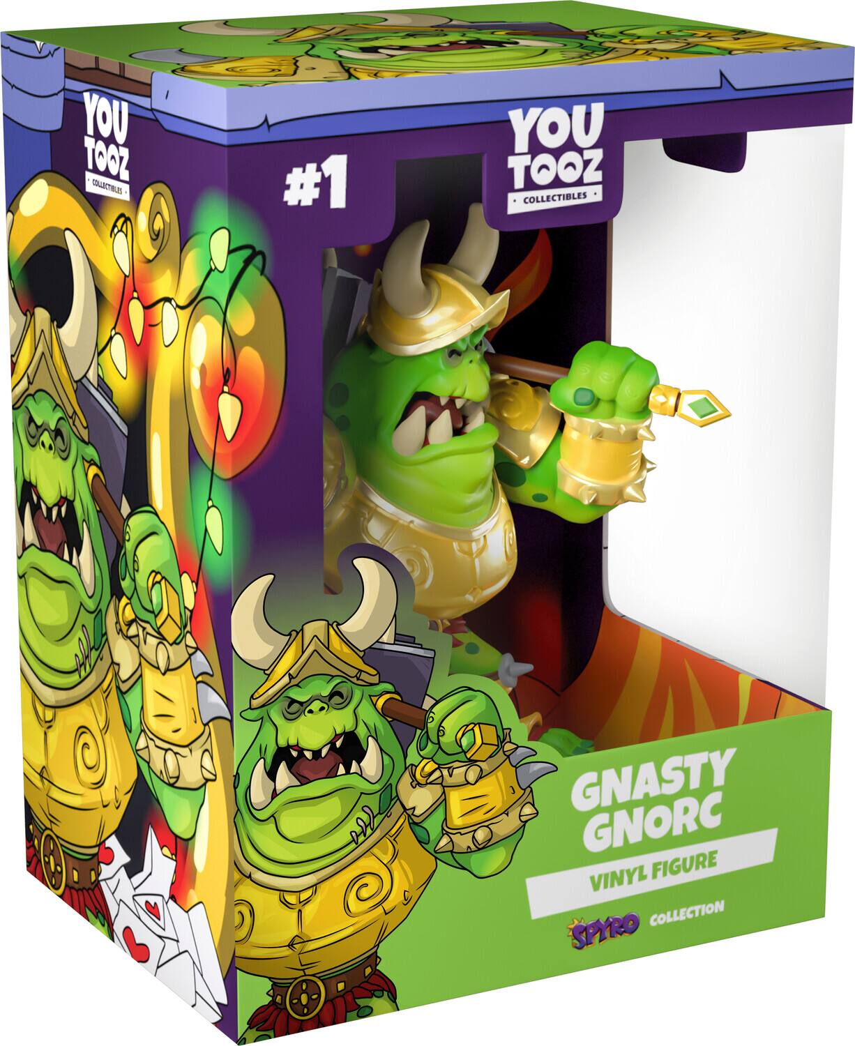 YOU TOOZ COLLECTIBLES #1  
GNASTY GNORC VINYL FIGURE  
SPYRO COLLECTION