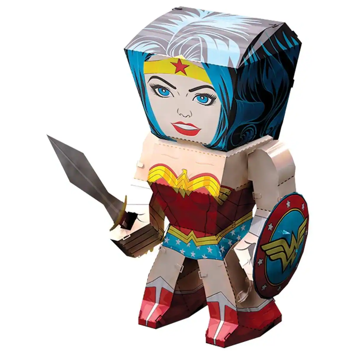 Alt View 1. DC Universe - DC Comics Metal Works Wonder Woman 3D Metal Model Kit.
