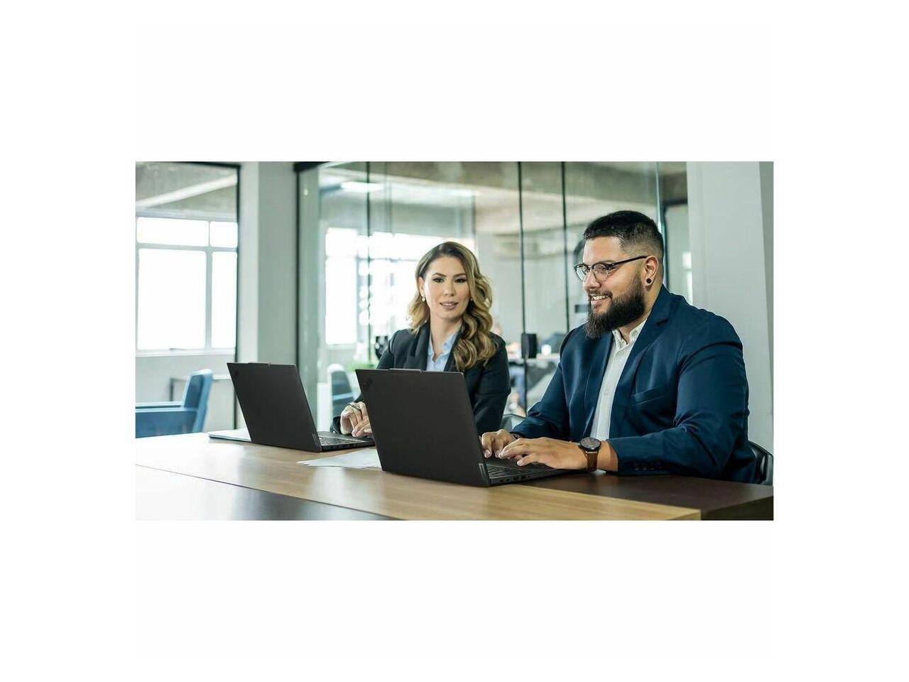 Alt View 4. Lenovo - Lenovo ThinkPad T14 Gen 6 21QG0007US 14" Touchscreen Copilot+ PC Notebook - WUXGA - 60 Hz - Intel Core Ultra 5 238V - Black.