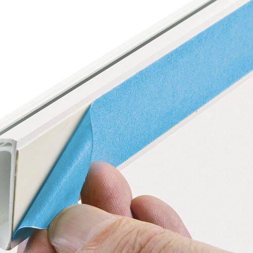 Angle. D-Line - D-Line US/5FT3015W 60 in. x 1.25 in. x 0.5 in. Decorative Mini Cord Cover - White - White.