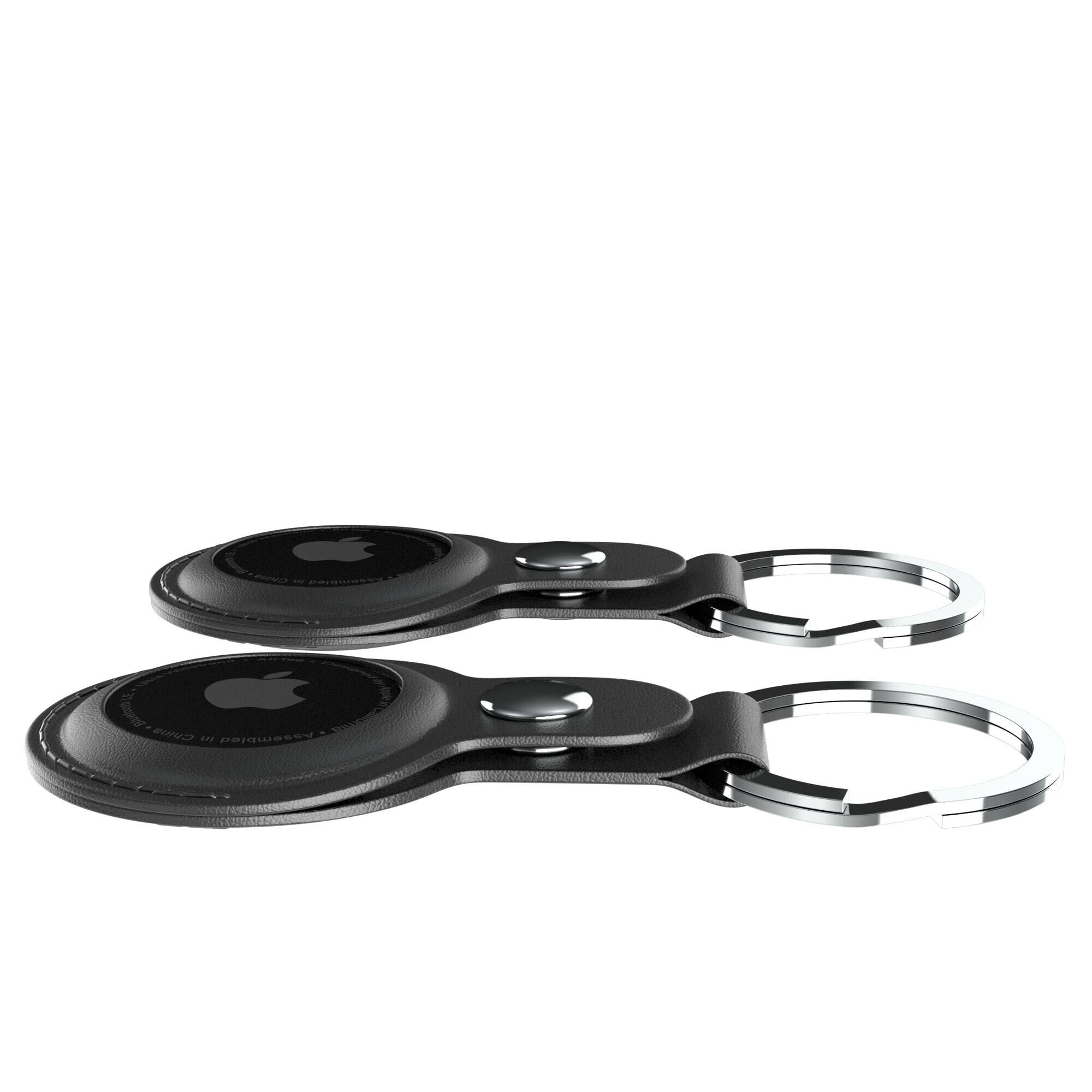Keyscaper Phoenix Mercury Two Pack AirTag Holders Black