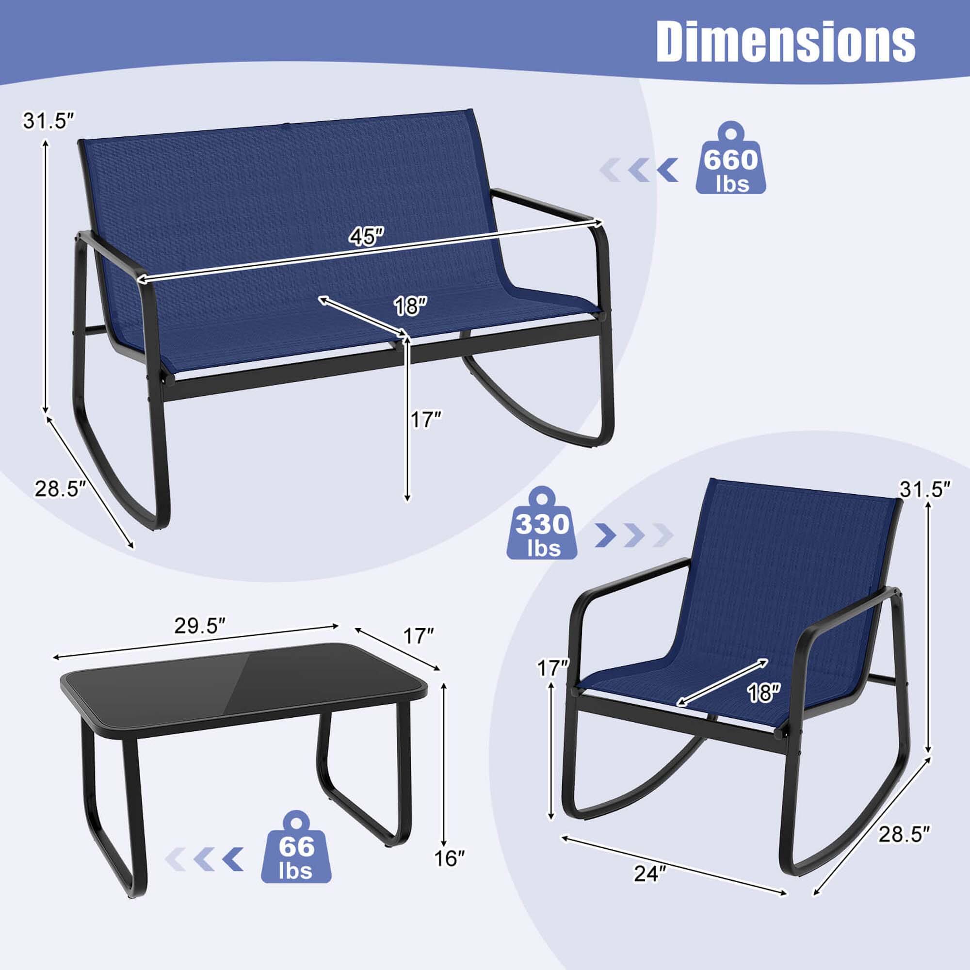 Dimensions  
- 31.5" x 45" x 18" x 17" x 28.5"  
- 660 lbs  
- 31.5" x 29.5" x 17" x 17" x 18"  
- 330 lbs  
- 16" x 24" x 28.5"  
- 66 lbs
