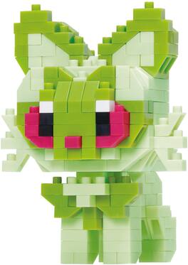 Bandai - Nanoblock - Pokemon RS Series - Sprigatito Building Kit - COLLECTIBLES - Multicolor