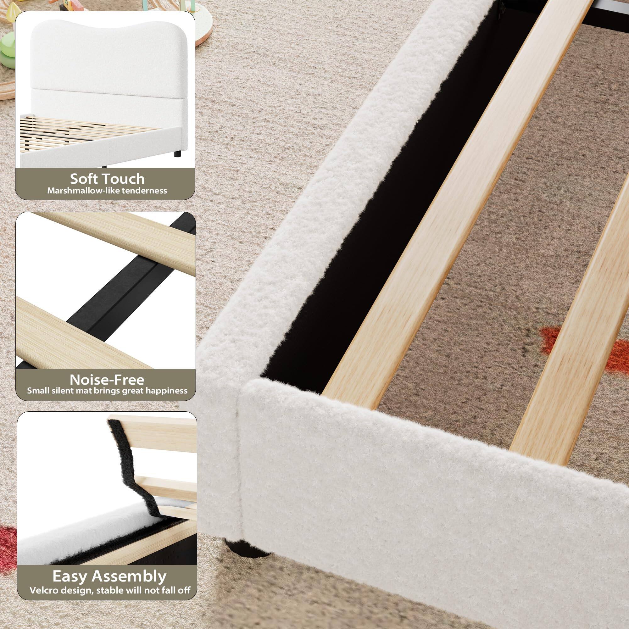 - Soft Touch  
  Marshmallow-like tenderness

- Noise-Free  
  Small silent mat brings great happiness

- Easy Assembly  
  Velcro design, stable will not fall off