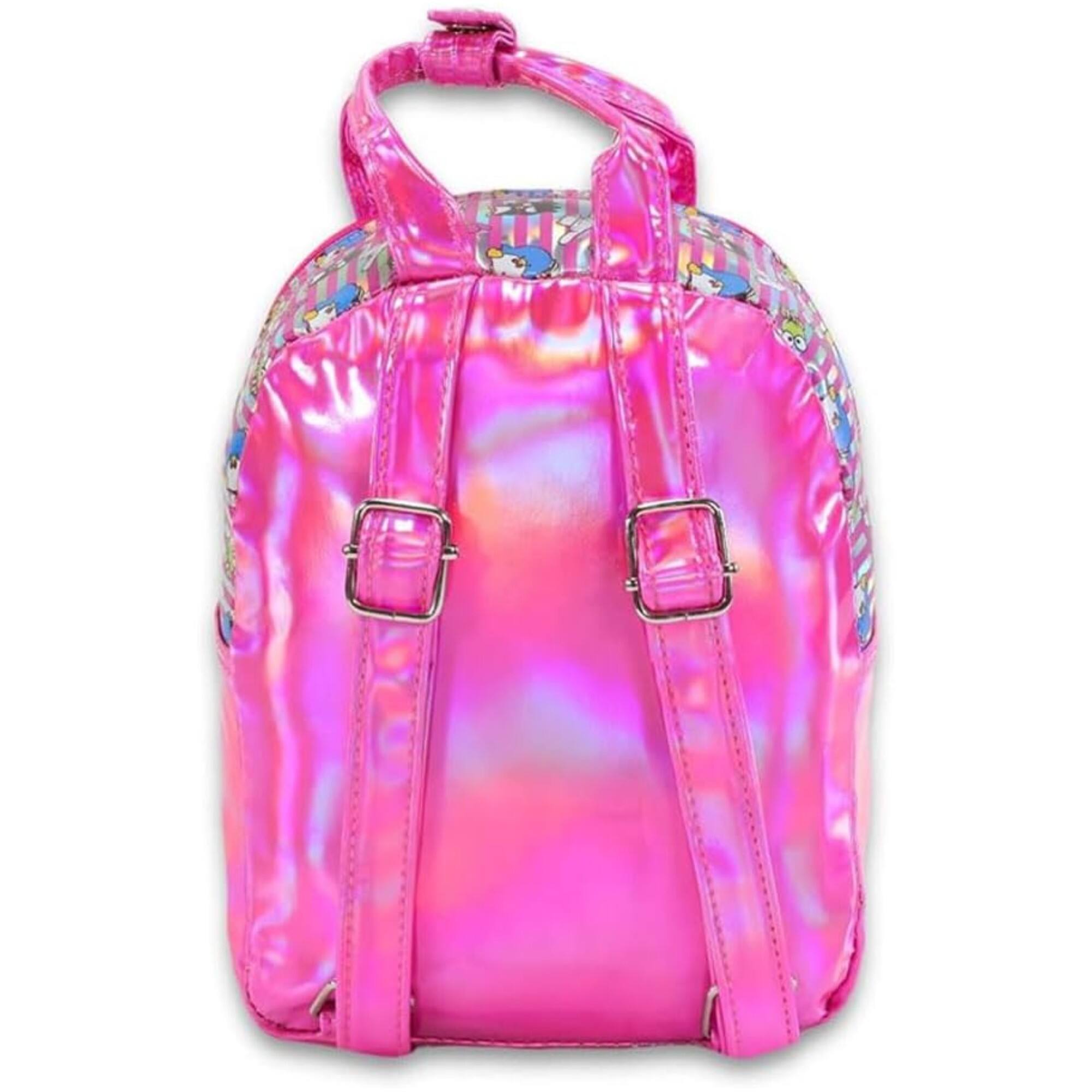 Alt View 3. Hello Kitty - Fast Forward Hello Kitty and Friends Backpack Officially Licensed Mini 9 Inch Deluxe Shoulder Bag Travel Tote - Pink.