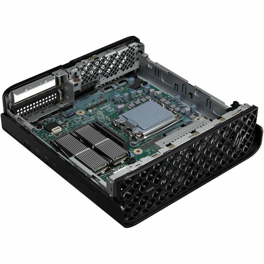 Alt View 5. HP - HP Z2 Mini G1i - Intel Ultra 7 265 - 64GB DDR5 - 1TB - RTX 2000 16GB - Win 11 Pro - Wi-Fi 7 (D32G2AT#ABA) - Black.