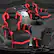 Alt View 3. Ecooso - Ergonomic High Back Massage Gaming Chair Gaming Recliner with Pilloww - Red.