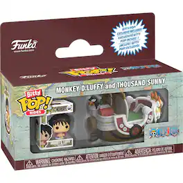 Funko - Bitty Pop Rides! One Piece Thousand Sunny w Luffy - Multicolor