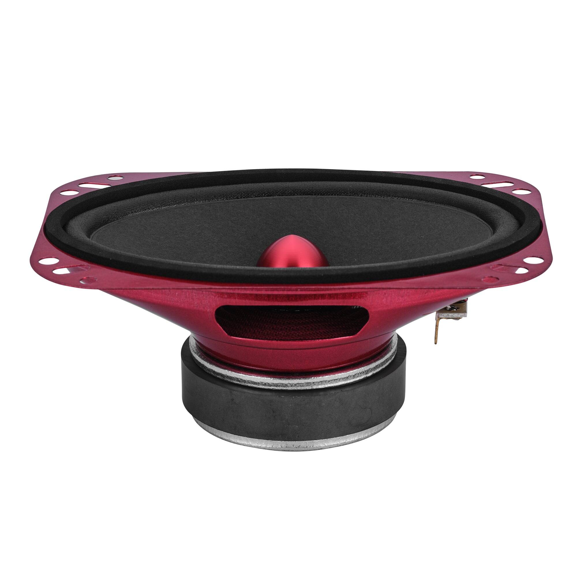 Angle. DS18 Audio - PRO-X 4x6" Mid-Range Loudspeaker with Bullet, 100W RMS 4-Ohm.